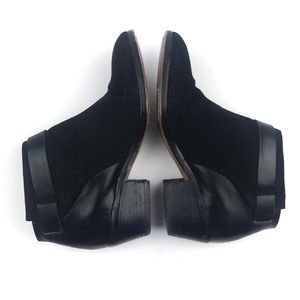 Madewell | Black Charley Collard Stud Ankle Bootie